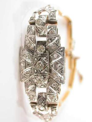 Art Deco Diamond Antique Bracelet