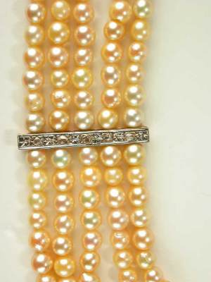 Art Deco Pearl and Diamond Antique Bracelet