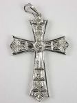 Diamond Vintage Cross in the Art Deco Style