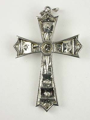 Diamond Vintage Cross in the Art Deco Style