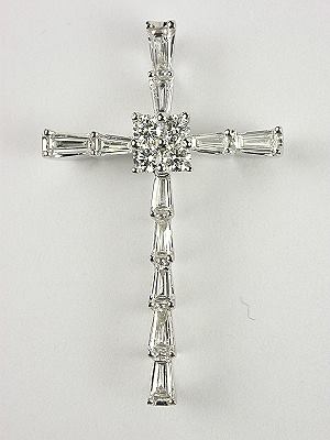 Glittering Diamond Cross