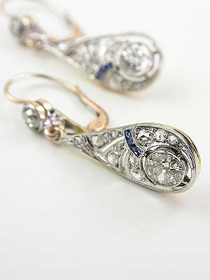 Edwardian Antique Drop Earrings