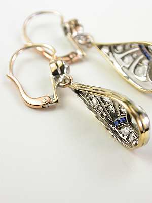 Edwardian Antique Drop Earrings