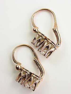 Rose Gold Vintage Earrings