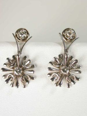 Estate Diamond Earrings by Jabel