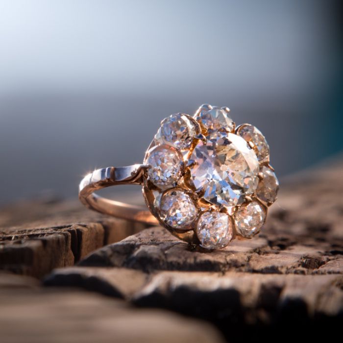 Vintage Cluster Ring