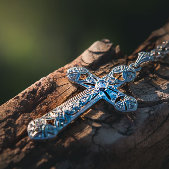 Vintage Filigree Cross