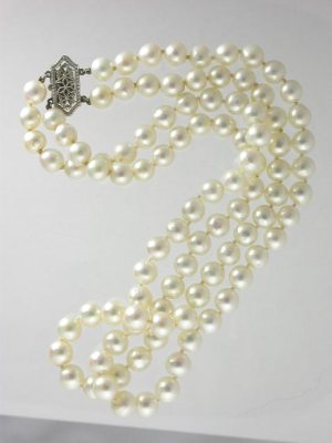 Estate Pearl Choker Necklace