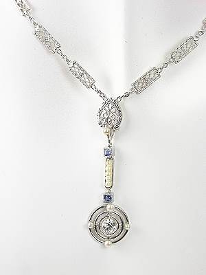 Edwardian Filigree Antique Necklace
