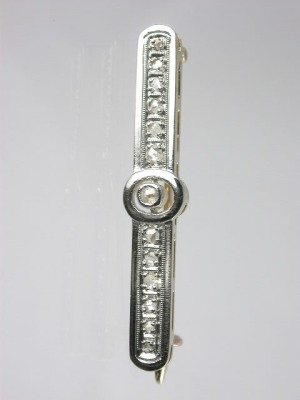 Antique Edwardian Diamond Bar Pin