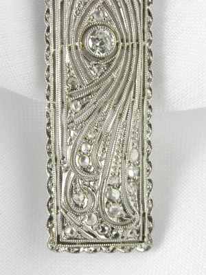 Edwardian Filigree Antique Pin