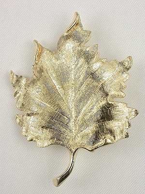 Tiffany Leaf Brooch