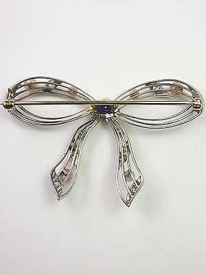 Antique Edwardian Bow Brooch