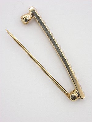 Antique Pearl Bar Pin, Circa 1885