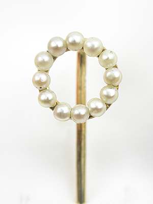 Vintage Pearl Stick Pin