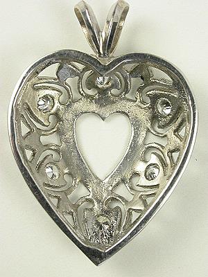 Topazery Vintage Collection Heart Pendant