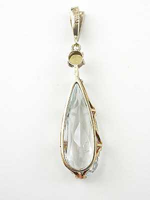 Antique Edwardian Aquamarine Pendant