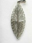 Edwardian Platinum and Diamond Antique Leaf Pendant