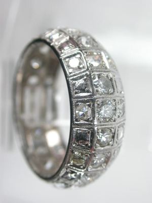 Antique Art Deco Diamond Eternity Band