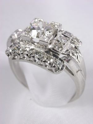 Art Deco  Antique Diamond Engagement Ring