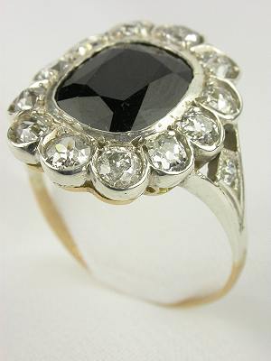 Edwardian Antique Sapphire Engagement Ring