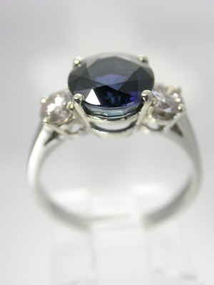 Classic Sapphire  Engagement Ring