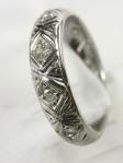 1954 Filigree Vintage Wedding Ring