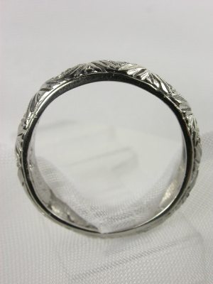 1954 Filigree Vintage Wedding Ring