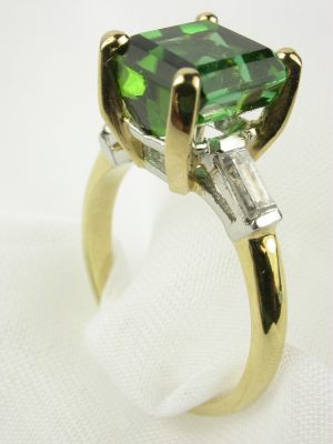 Estate Tourmaline Engagement Ring