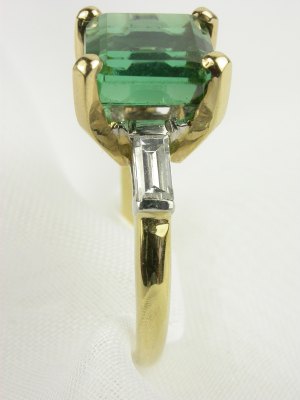 Estate Tourmaline Engagement Ring
