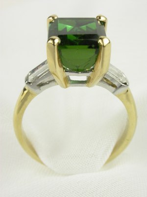 Estate Tourmaline Engagement Ring