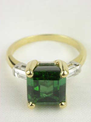 Estate Tourmaline Engagement Ring
