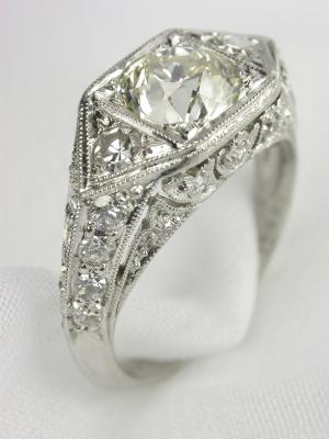 Edwardian Diamond Antique Engagement Ring