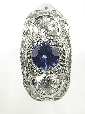 Antique Edwardian Filigree Ring