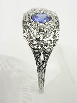 Antique Edwardian Filigree Ring