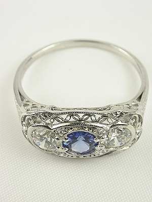 Antique Edwardian Filigree Ring