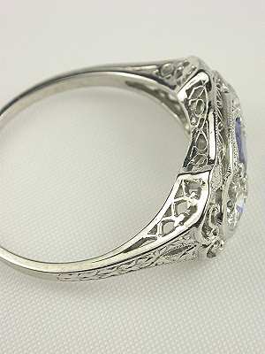 Antique Edwardian Filigree Ring