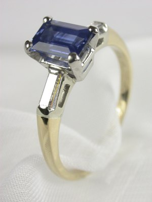 Sapphire Engagement Ring by A. Jaffe