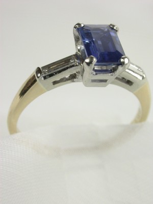 Sapphire Engagement Ring by A. Jaffe