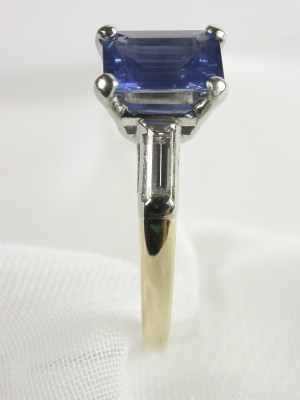 Sapphire Engagement Ring by A. Jaffe