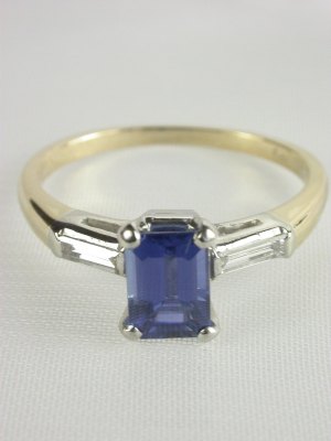 Sapphire Engagement Ring by A. Jaffe