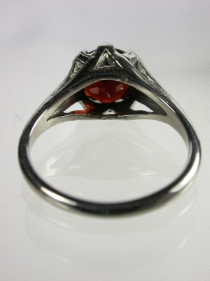 Antique Garnet Engagement Ring