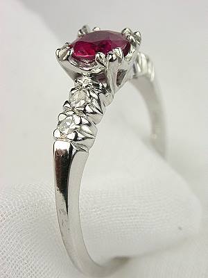 Vintage Ruby Engagement Ring