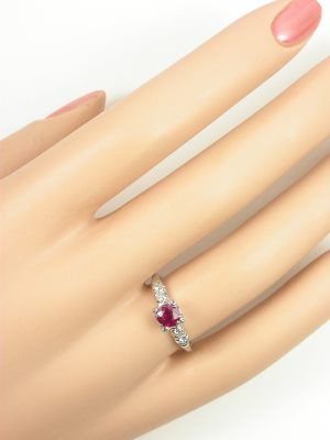 Vintage Ruby Engagement Ring