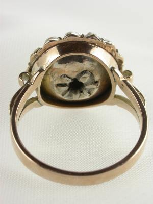 VIctorian Antique Pearl Engagement Ring