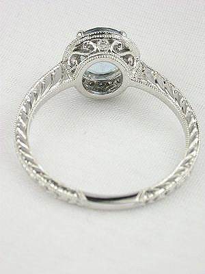  Aquamarine Engagement Ring