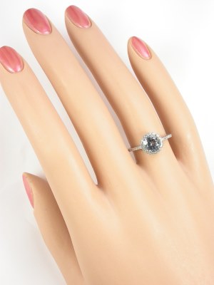 Aquamarine Engagement Ring