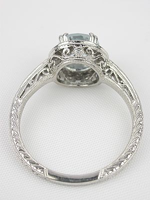 Beverley K Aquamarine Engagement Ring