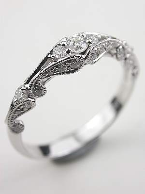 Vintage Style Wedding Ring