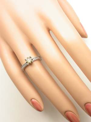 Timeless Champagne Diamond Engagement Ring